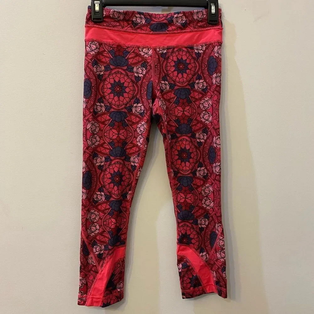 Lululemon Run: Inspire Crop II Leggings Women Size 4